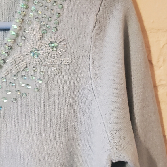 Worthington Women XS Sequin Beaded Sweater - Picture 4 of 11